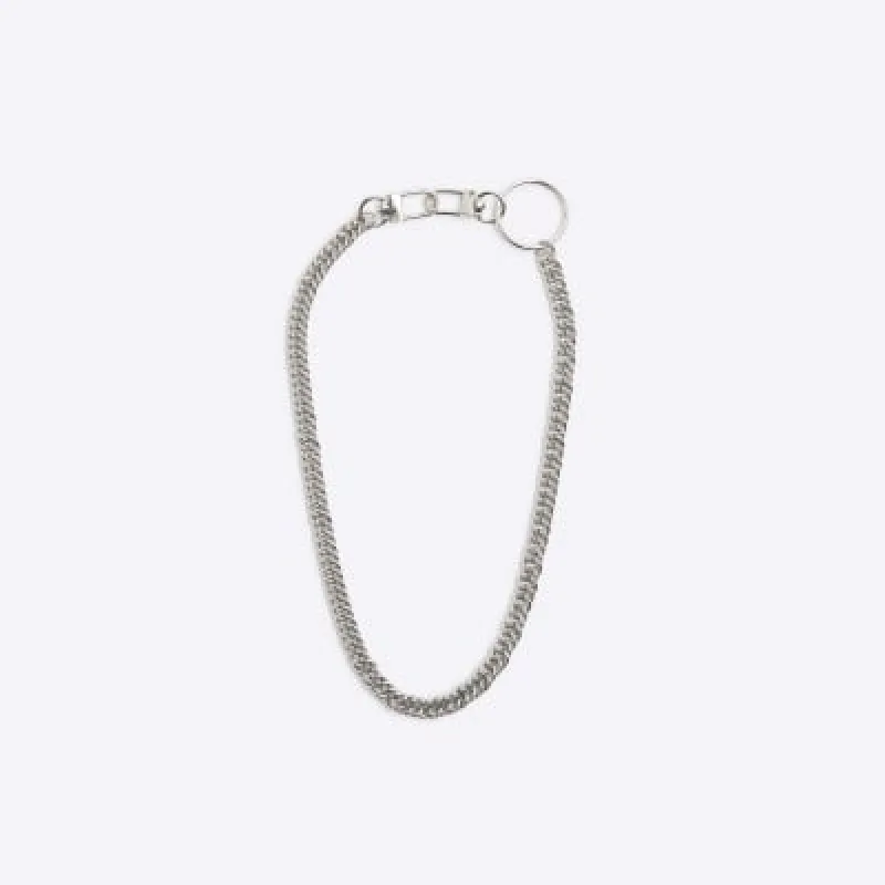 Silver Rhodium Trousers Chain sold by River Island
