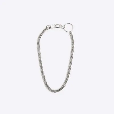 Silver Rhodium Trousers Chain sold by River Island