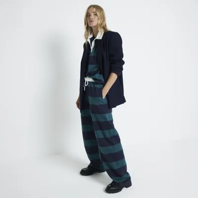 Blue stripe joggers sold by River Island