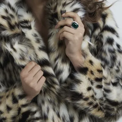 Green Cocktail Ring sold by River Island