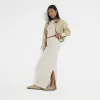 Petite Beige Pencil Rib Maxi Skirt sold by River Island
