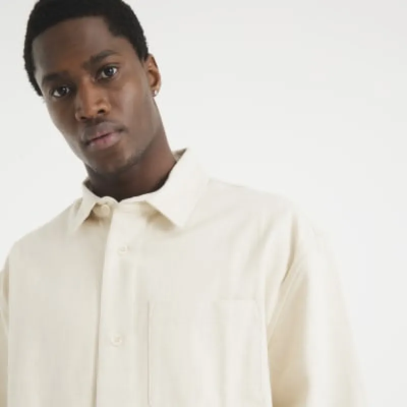 White Long Sleeve Utility Shirt sold by River Island