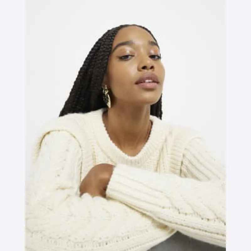 Gold Heart Studded Earrings sold by River Island