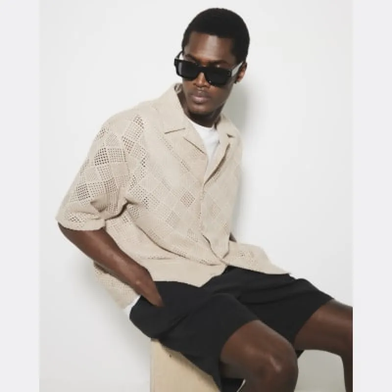 Black Pull On Shorts sold by River Island