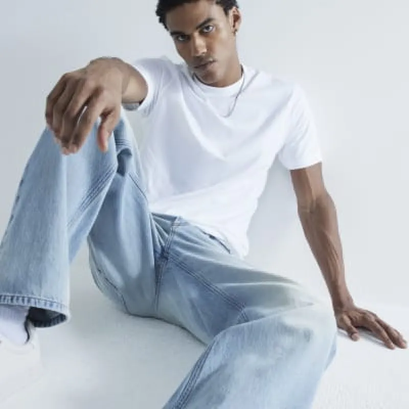 3PK White Slim Fit T-Shirts sold by River Island