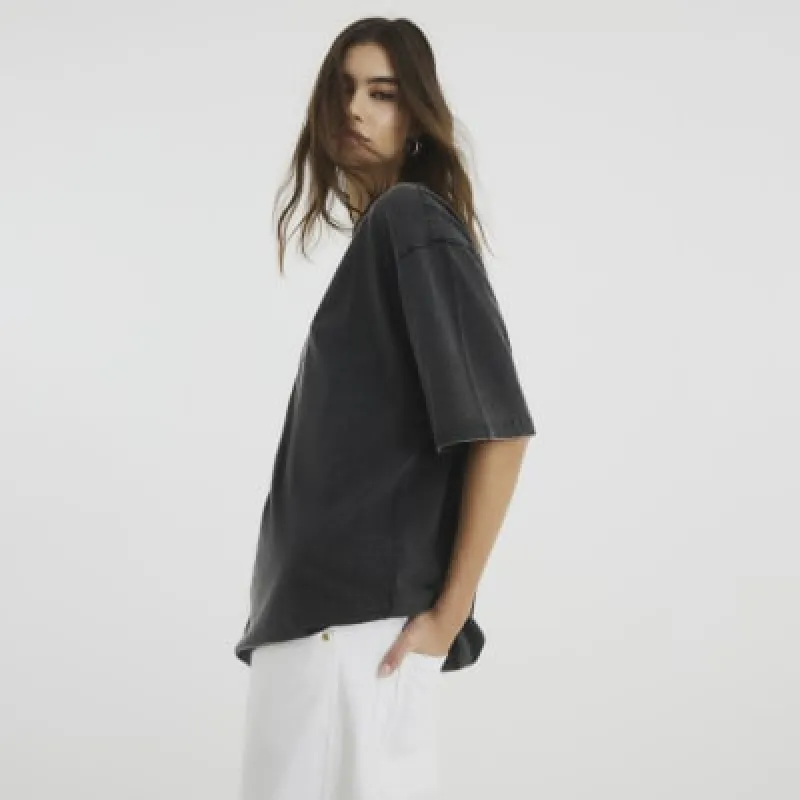 Grey Short Sleeve Boyfriend T-Shirt sold by River Island