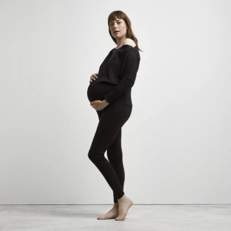 Brown maternity leggings sold by River Island