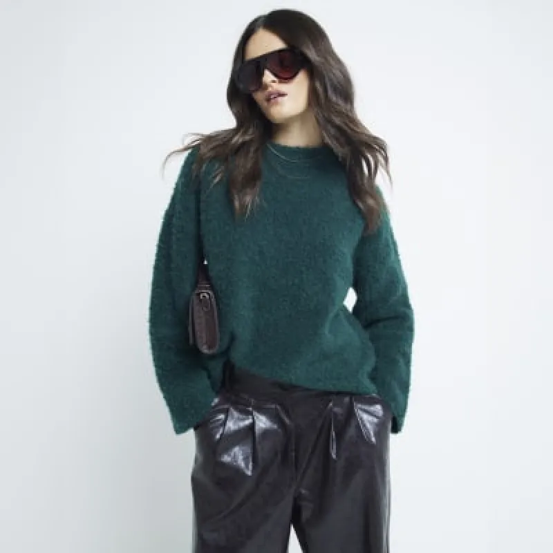 Green Long Sleeve Jumper sold by River Island