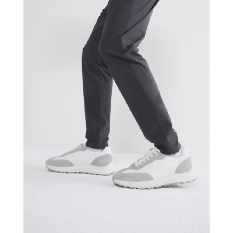 Grey Hairy Suede Trainers made by River Island