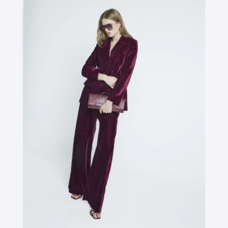 Red Velvet Blazer sold by River Island