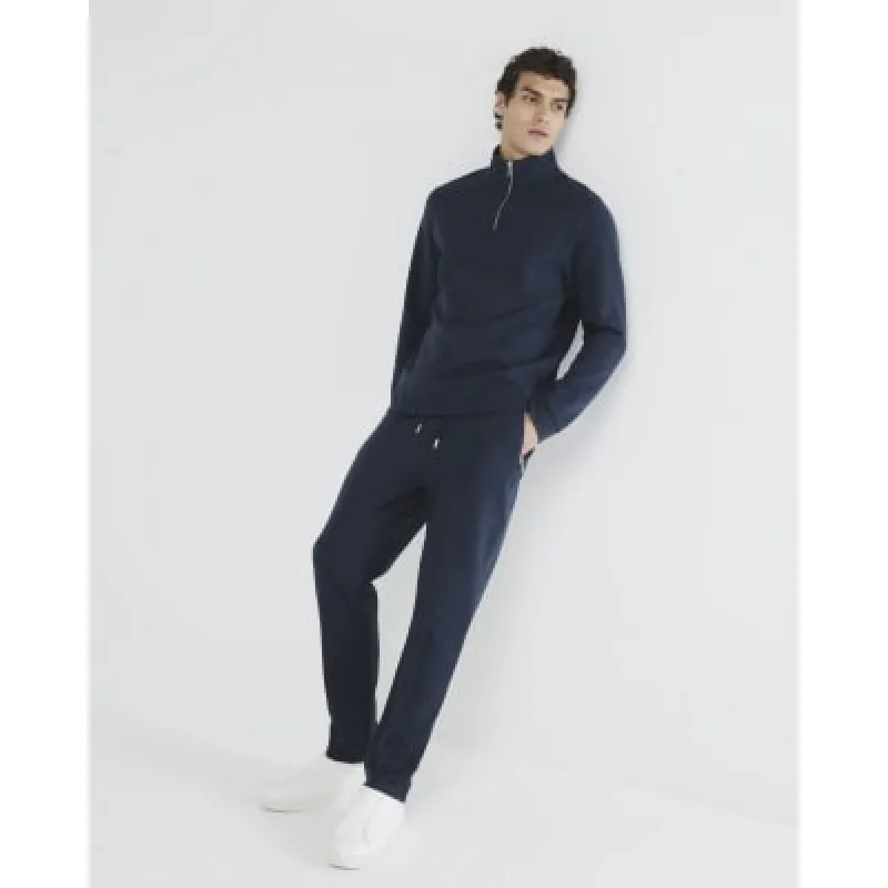 Navy Slim Fit Joggers sold by River Island