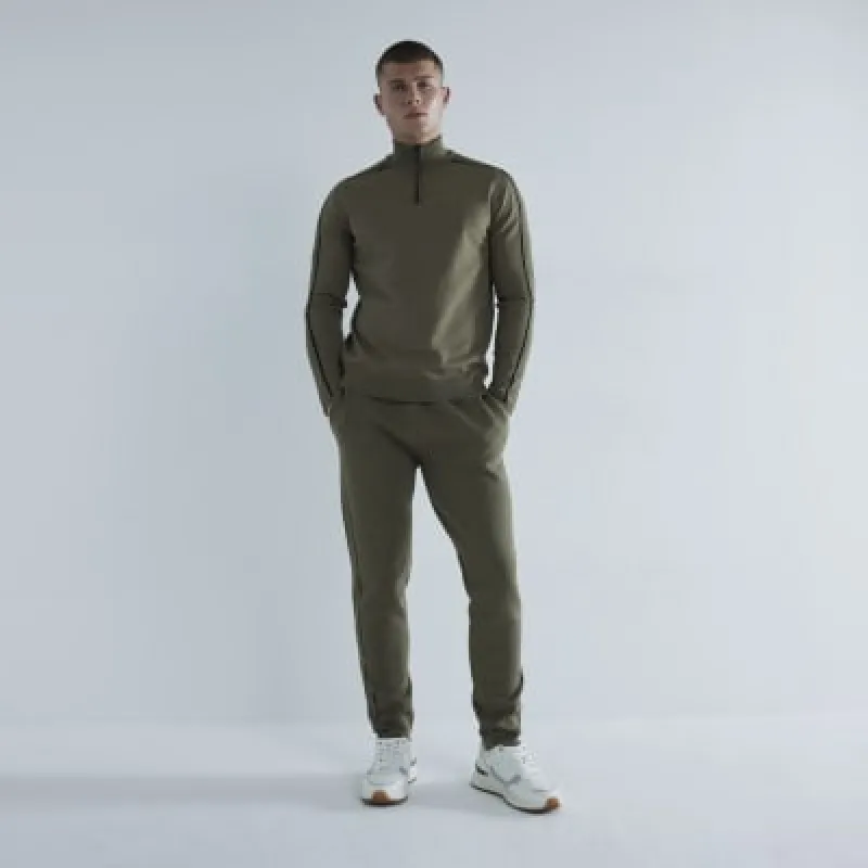 Khaki Slim Fit Funnel Jumper sold by River Island