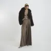 Brown Premium Real Shearling Short Jacket sold by River Island