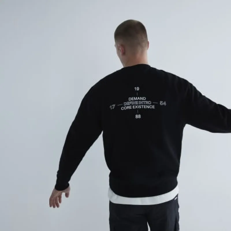 Black Regular Fit Graphic Sweatshirt sold by River Island