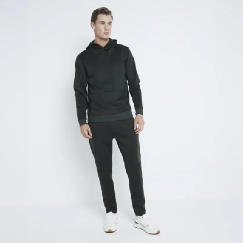 Khaki Slim Fit Embossed Les Amis Joggers made by River Island