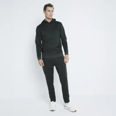 Khaki Slim Fit Embossed Les Amis Joggers sold by River Island