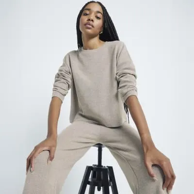 Gold Long Sleeve T-Shirt sold by River Island