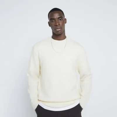 Yellow Relaxed Fit Jumper sold by River Island