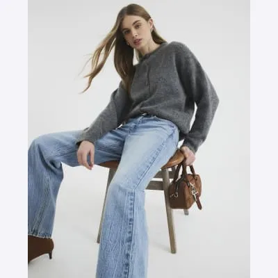 Grey Oversized Cardigan sold by River Island