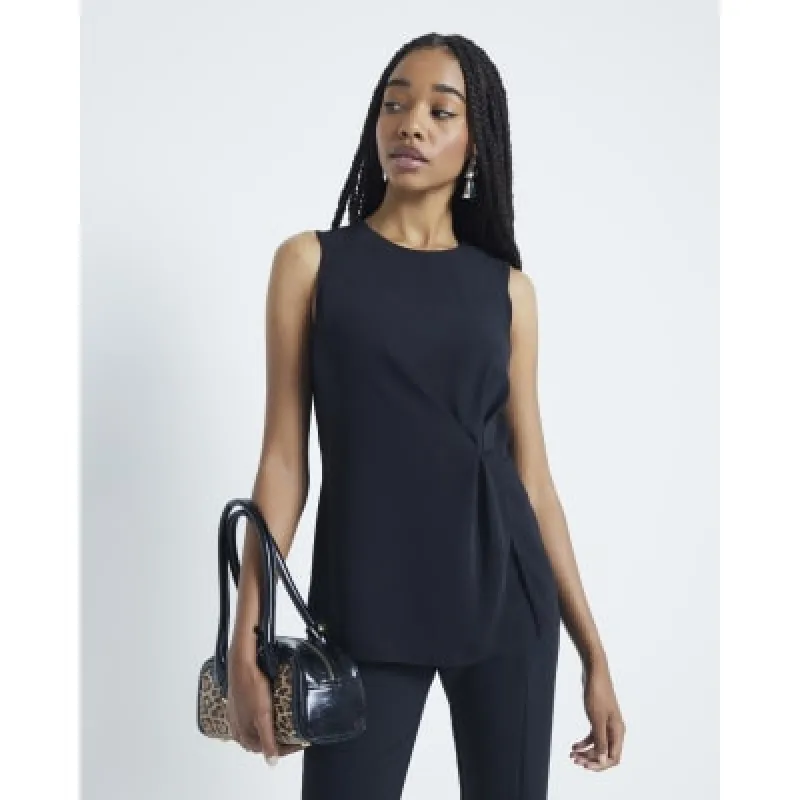 Black Twist Blouse sold by River Island