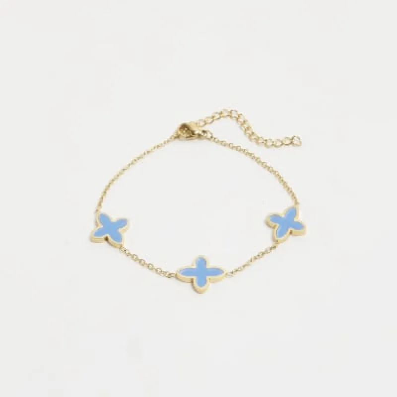 Blue Petal Bracelet sold by River Island