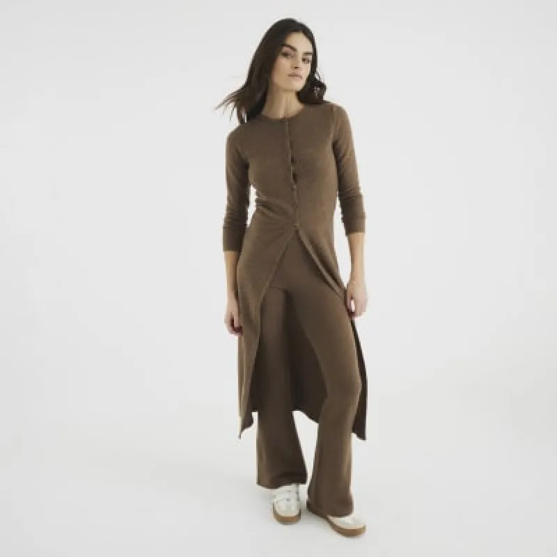 Brown Cosy Wide Leg Trousers sold by River Island