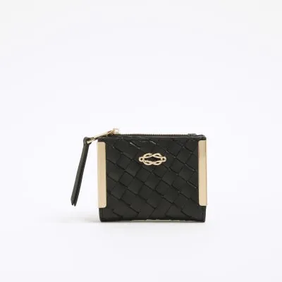 Black Small Woven Purse sold by River Island