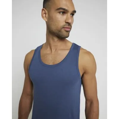 Blue Vest and RI Trunks Set sold by River Island