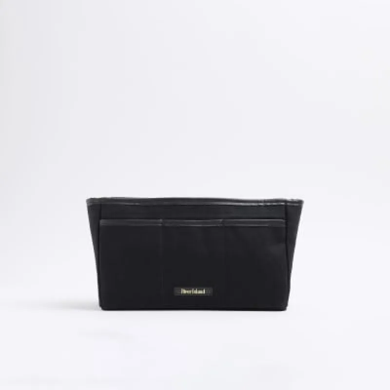 Black Canvas Organiser Bag sold by River Island