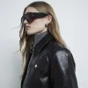 Brown Faux Leather Harrington Jacket sold by River Island