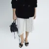 Silver Sequin Bermuda Shorts sold by River Island