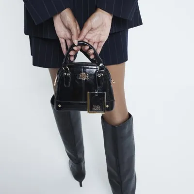 Black Mini Top Handle Bag sold by River Island