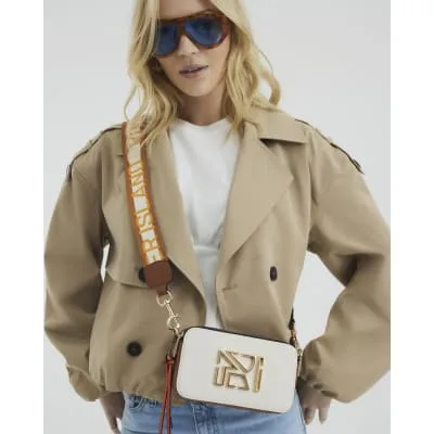 Beige Camera Cross Body Bag sold by River Island