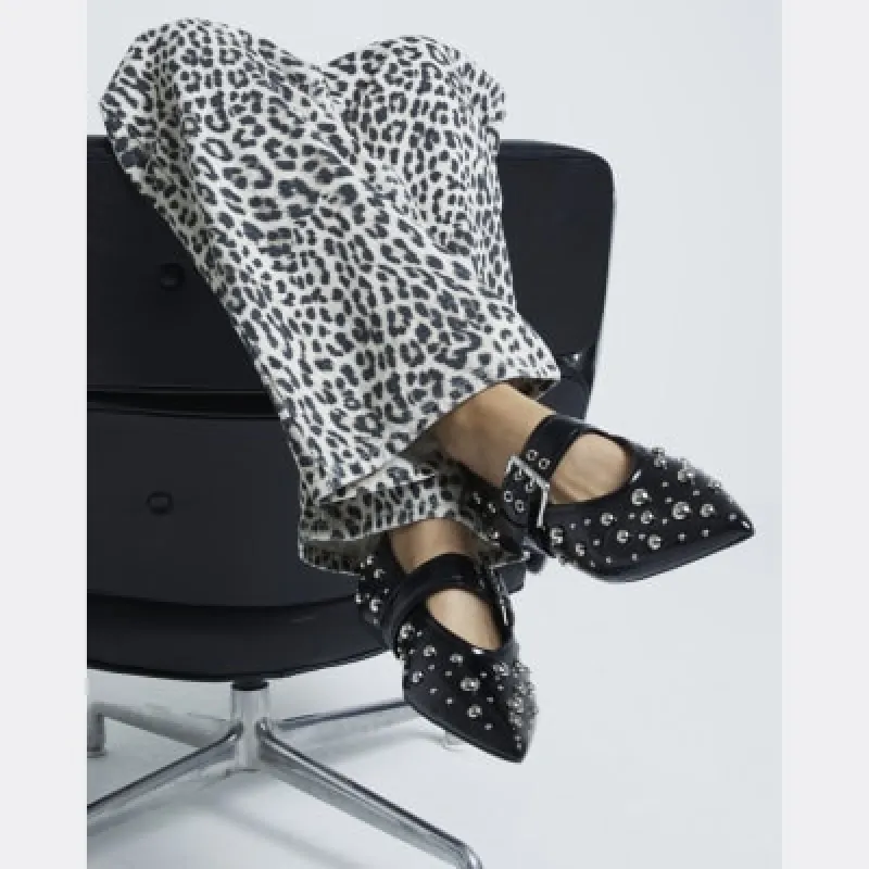 Black Stud Mary Jane Shoes sold by River Island