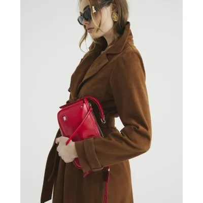 Red Side Straps Shoulder Bag sold by River Island