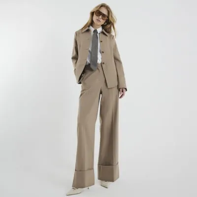 Beige Tailored Shirt sold by River Island