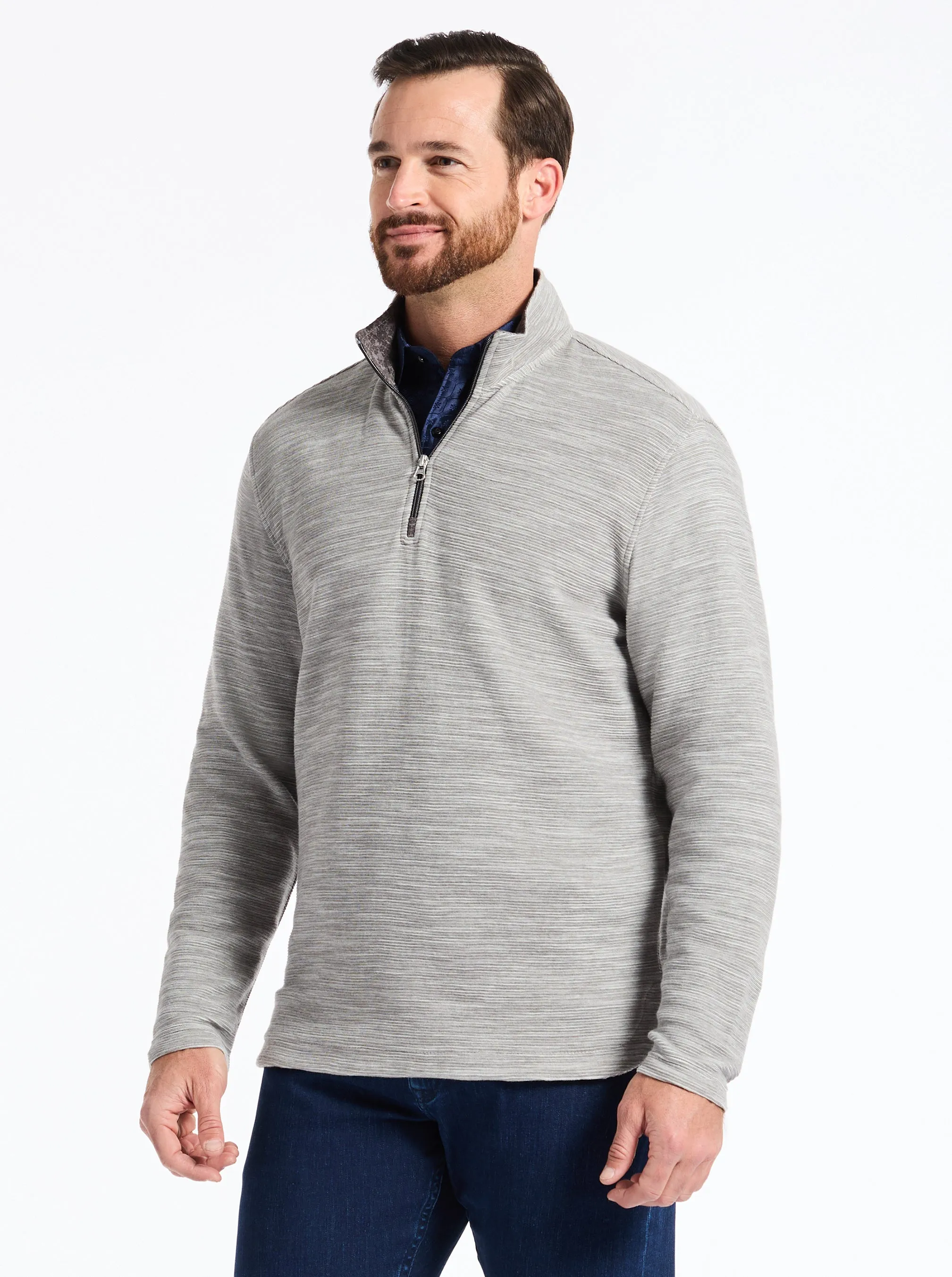 LEDSON LONG SLEEVE KNIT SHIRT sold by Robert Graham product image thumbnail 4