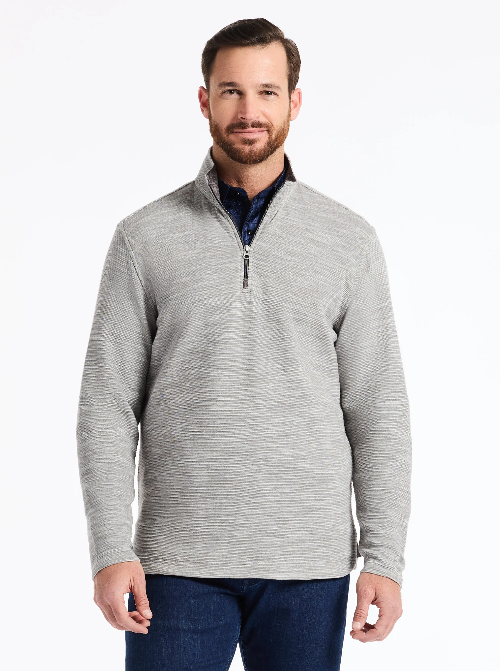 LEDSON LONG SLEEVE KNIT SHIRT sold by Robert Graham