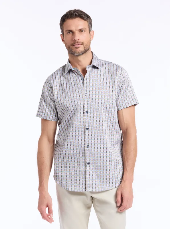 ABBOTSWELL SHORT SLEEVE BUTTON DOWN SHIRT sold by Robert Graham