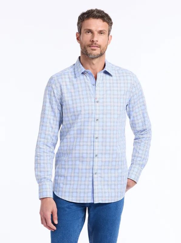 PORTSOKEN LONG SLEEVE BUTTON DOWN SHIRT made by Robert Graham