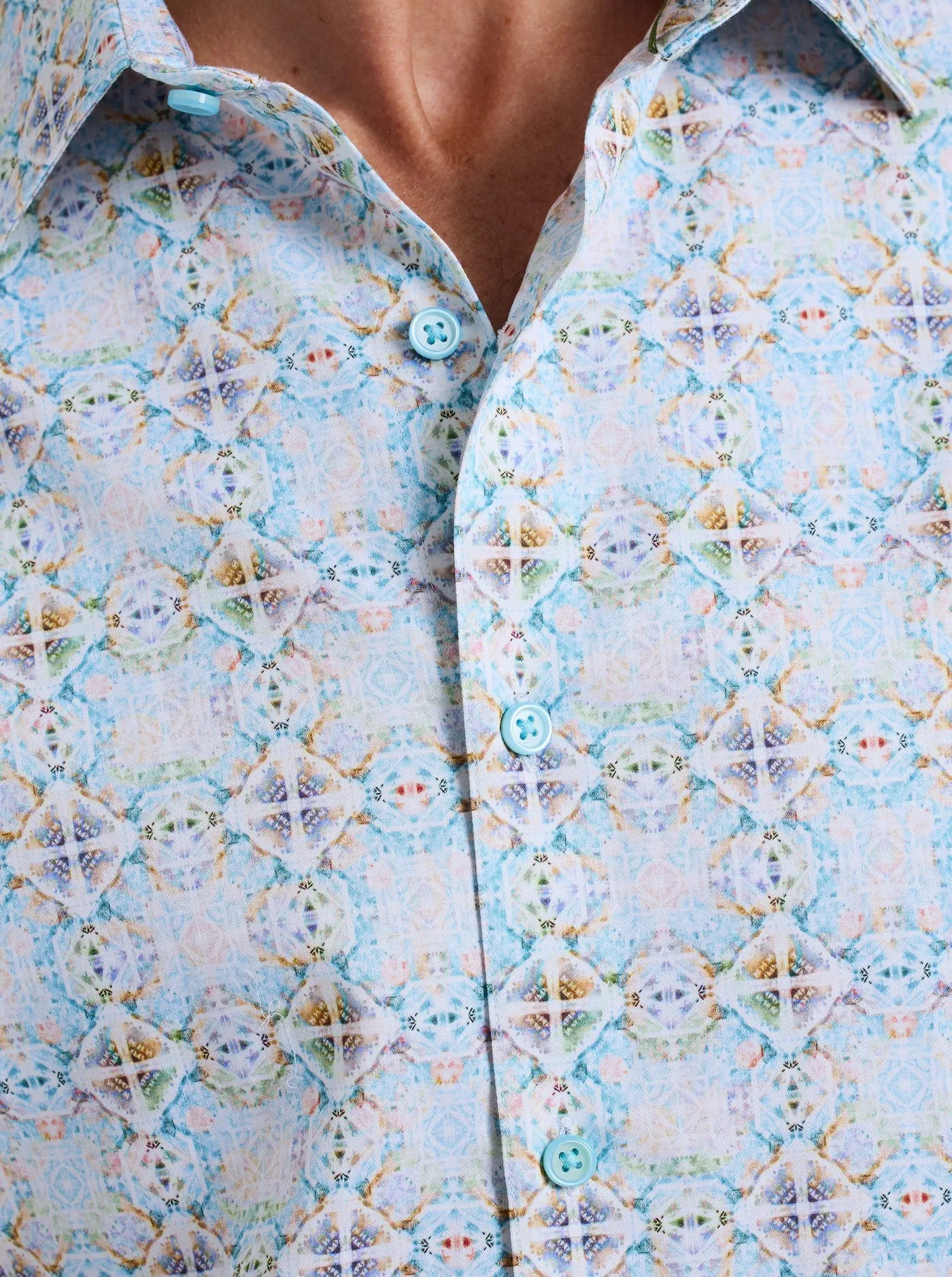 RUNNYMEDE LONG SLEEVE BUTTON DOWN SHIRT sold by Robert Graham product image thumbnail 3