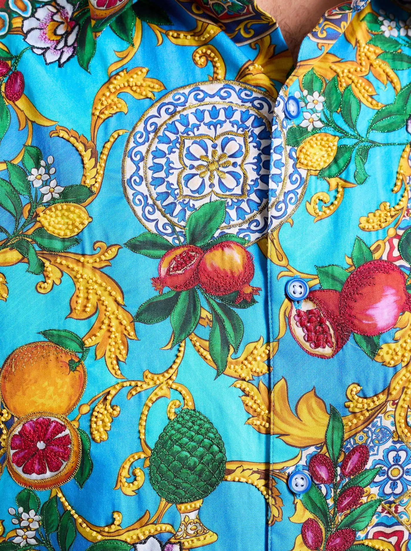 NORTHUMBRIA LONG SLEEVE BUTTON DOWN SHIRT sold by Robert Graham product image thumbnail 4