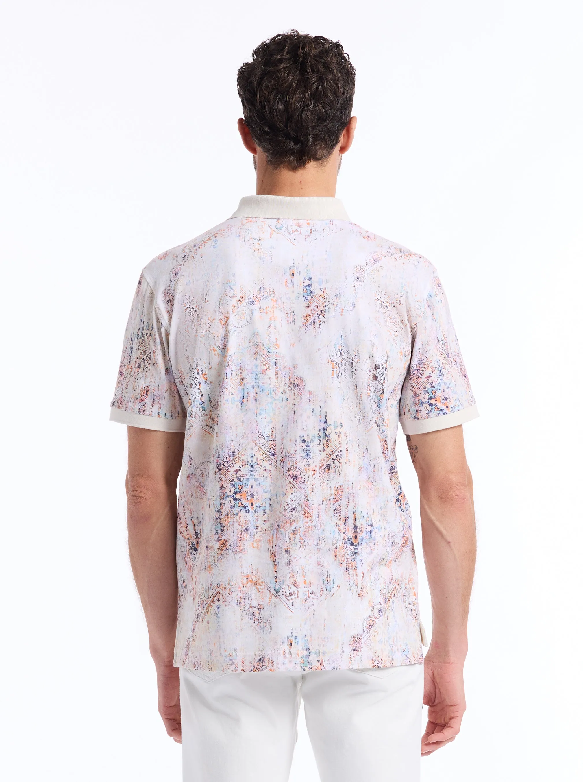 RYTON SHORT SLEEVE POLO sold by Robert Graham product image thumbnail 4