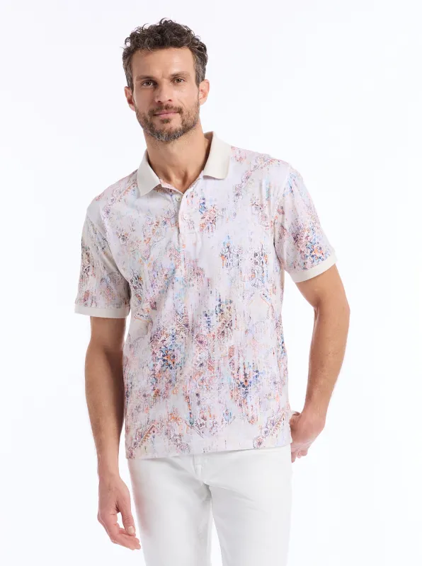 RYTON SHORT SLEEVE POLO made by Robert Graham