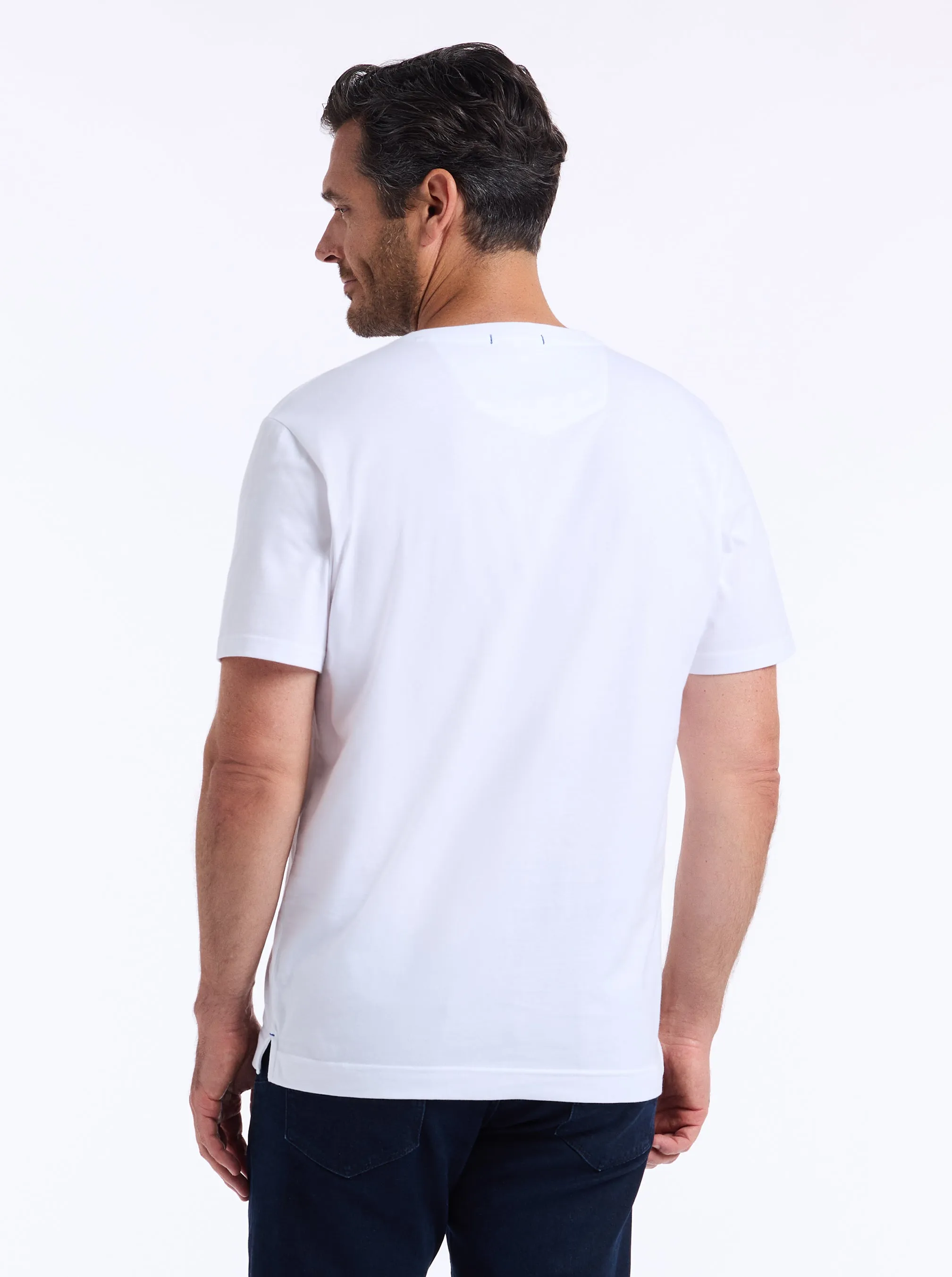 POOL DAY GRAHAM SHORT SLEEVE T-SHIRT sold by Robert Graham product image thumbnail 4