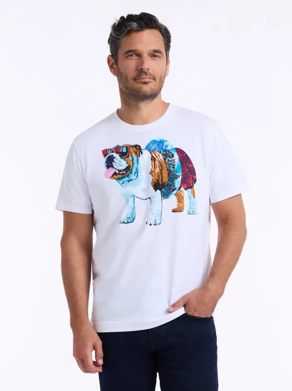 POOL DAY GRAHAM SHORT SLEEVE T-SHIRT made by Robert Graham