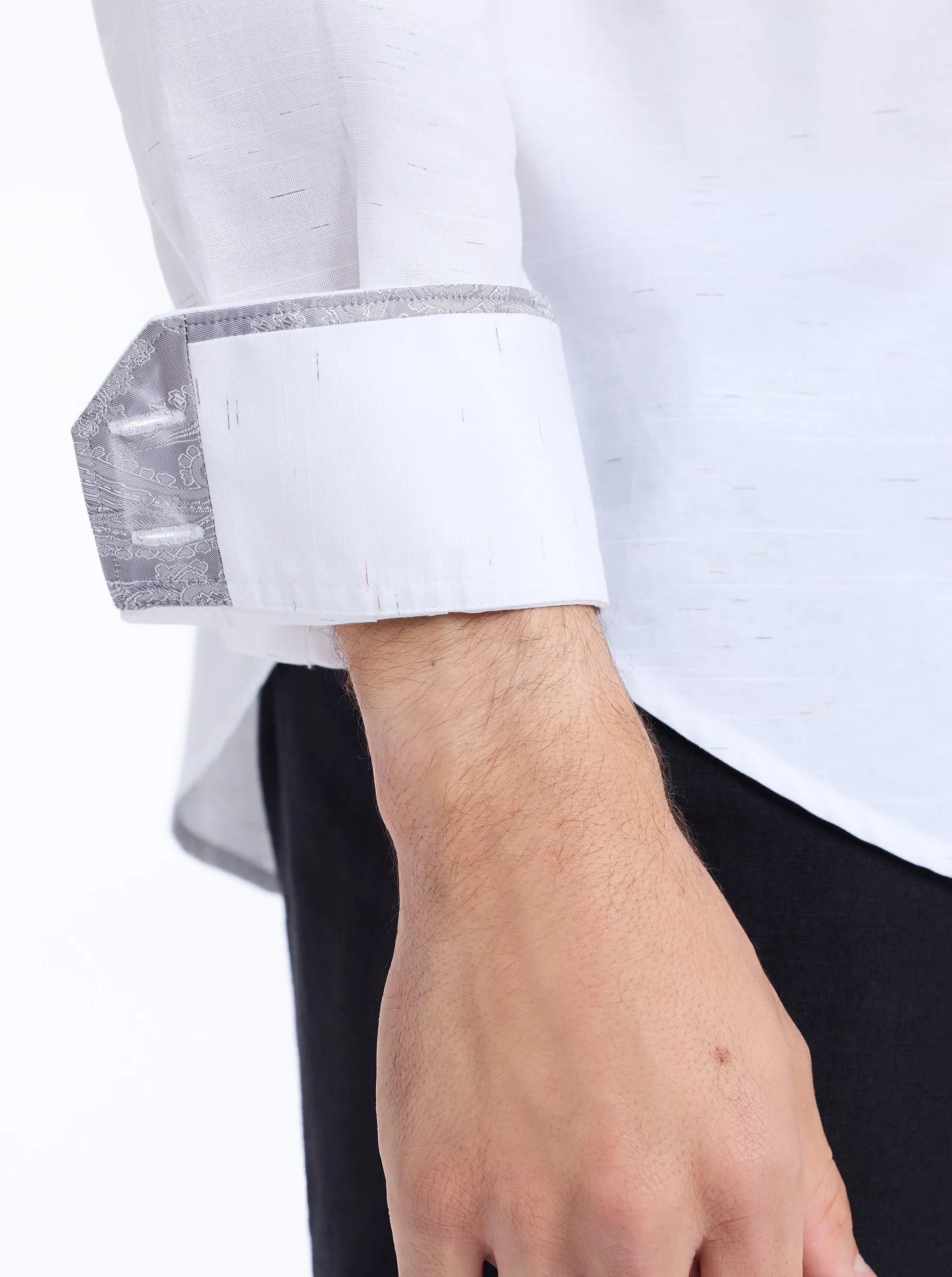 AVONDALE LONG SLEEVE BUTTON DOWN SHIRT sold by Robert Graham product image thumbnail 4