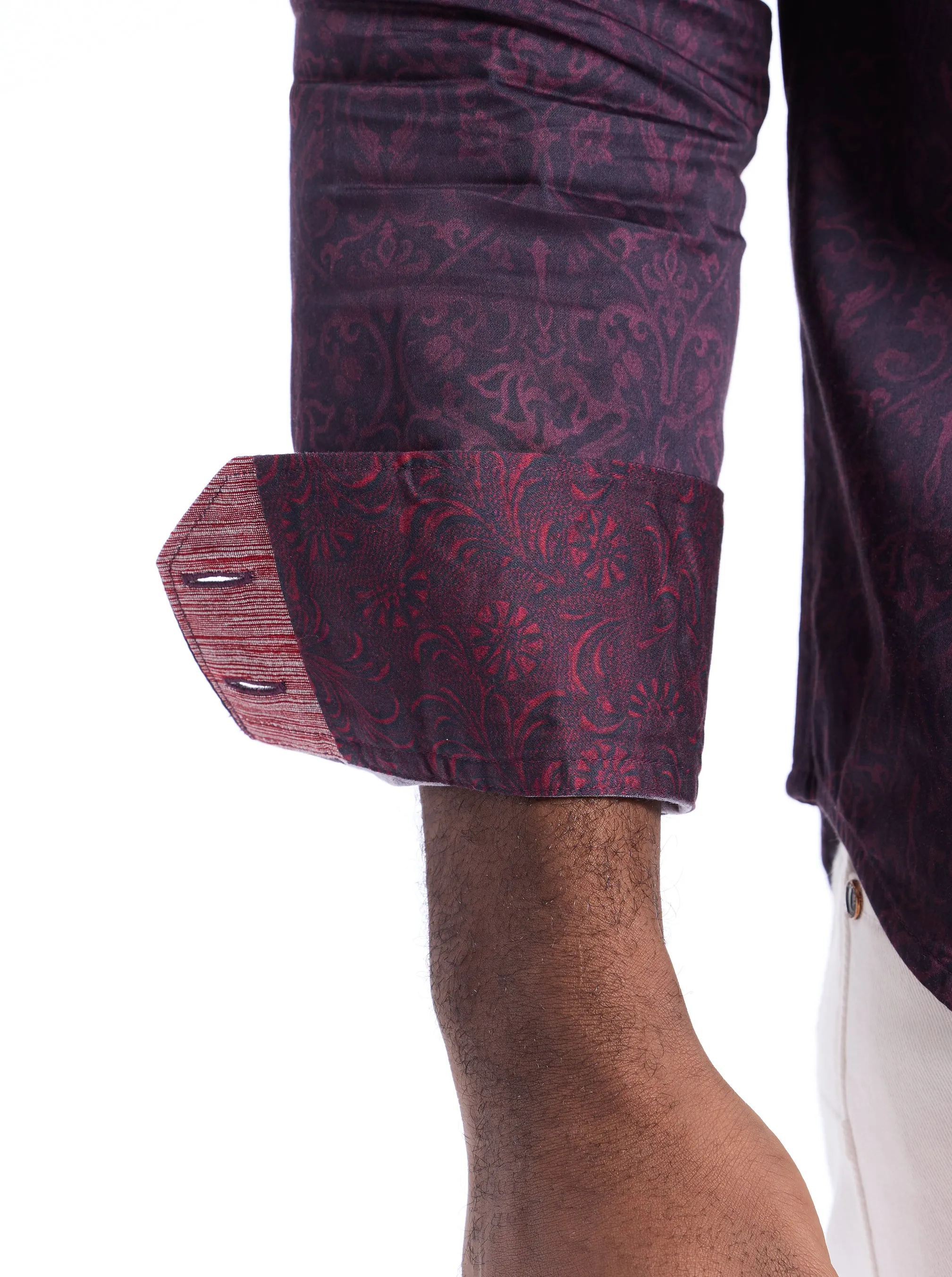 ROYAL MIDNIGHT LONG SLEEVE BUTTON DOWN SHIRT sold by Robert Graham product image thumbnail 3