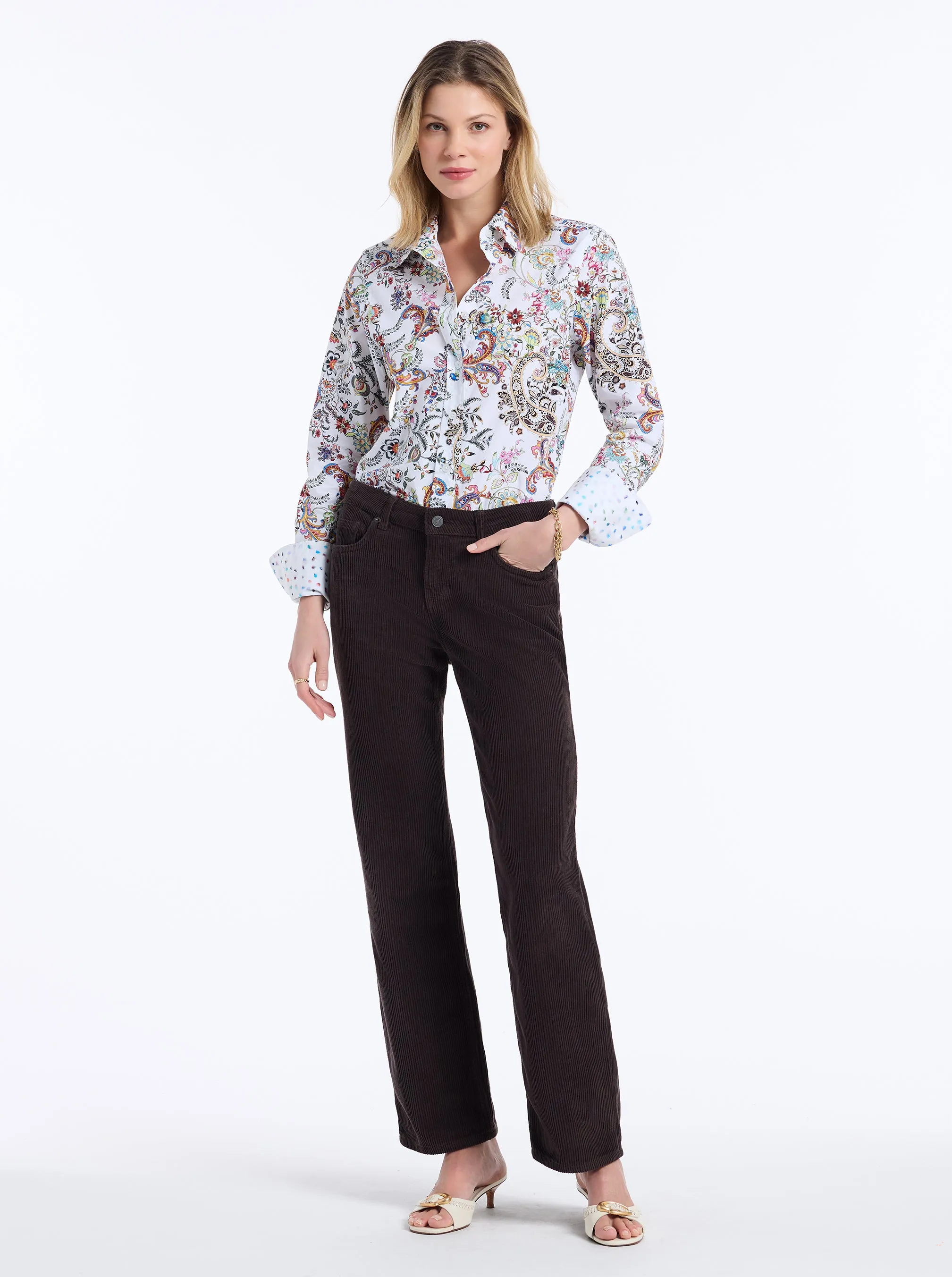 PRISCILLA LONG SLEEVE SHIRT sold by Robert Graham product image thumbnail 3