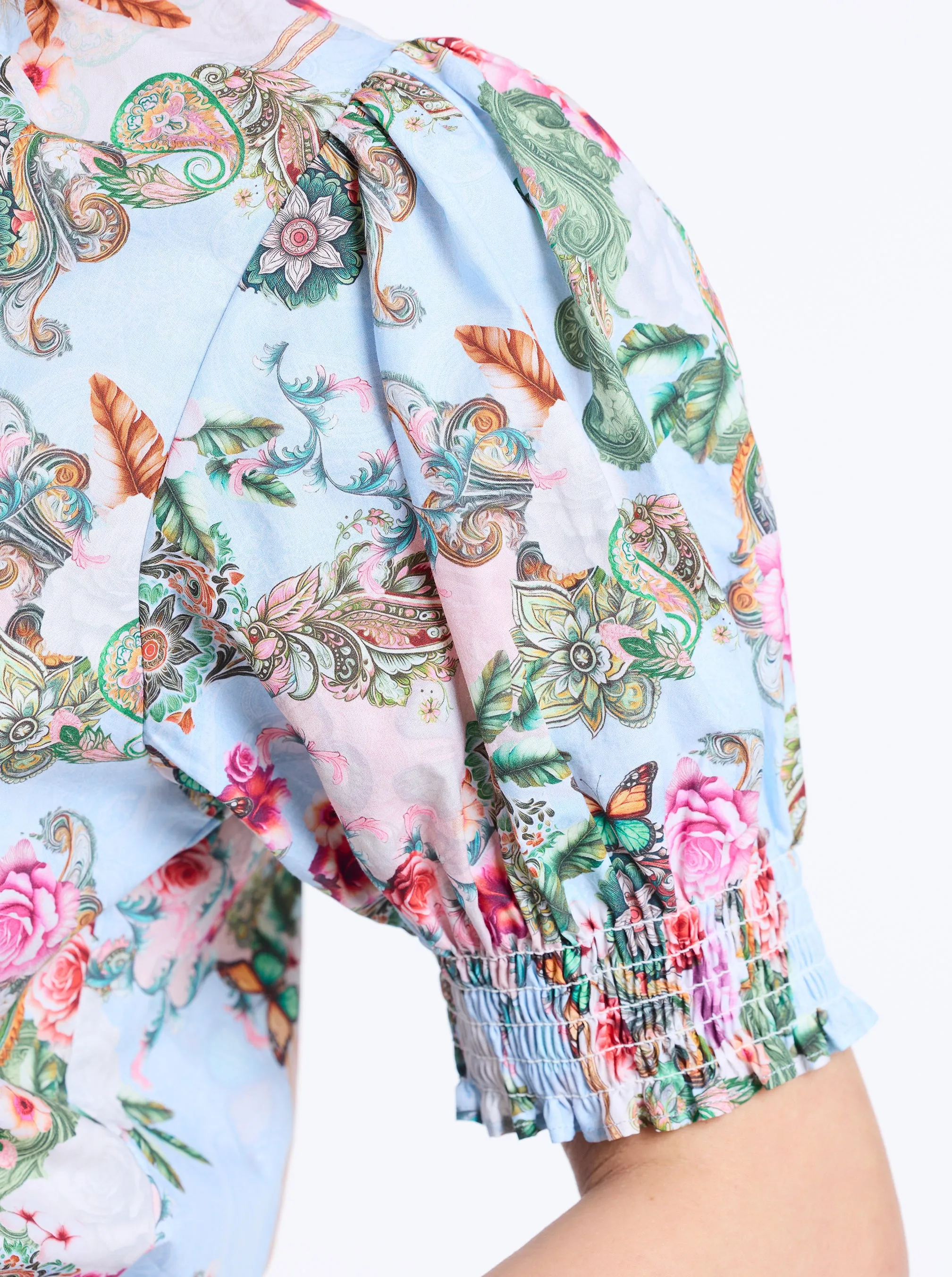 MILA SHORT SLEEVE SHIRT sold by Robert Graham product image thumbnail 2
